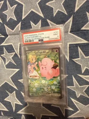 Carta Graduada PSA 9 - Lillie's Clefairy ex - EN