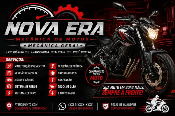 Mecânica geral de motos Nova era 
