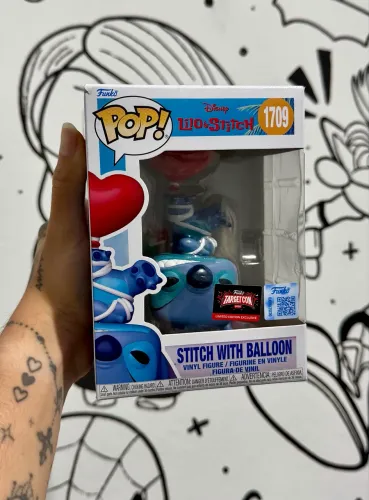 Pop! Funko Stitch Com Balões #1709 | Disney Lilo & Stitch
