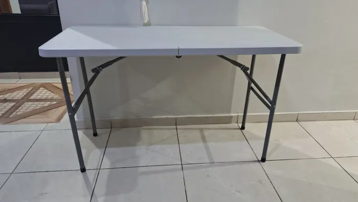 Mesa Dobrável Retangular 122x74cm - Marca Bianchini