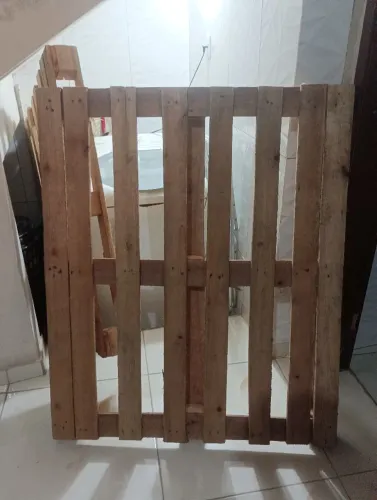 Kit 2 pallet de madeira 100cm × 120cm
