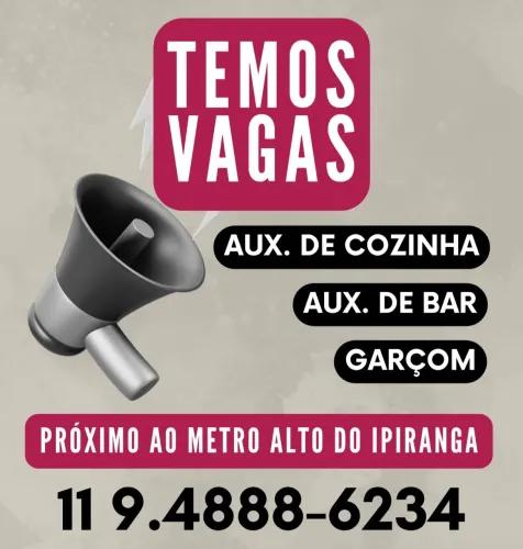 Vaga: Auxiliar de Cozinha