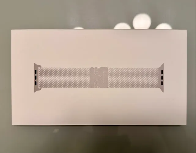 Pulseira Apple Watch Natural Titanium Milanese Loop