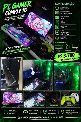 Pc Gamer semi-novo Completo