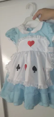 Vestido Alice no país das maravilhas