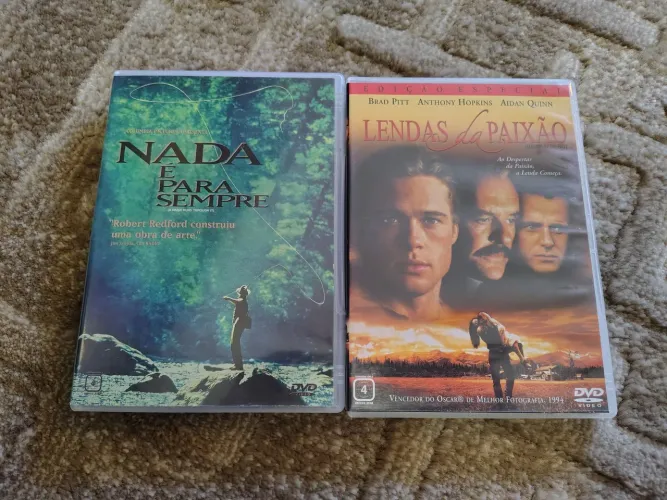 DVDs Brad Pitt (Lendas da Paixão + Nada é Para Sempre) Filmes Raros