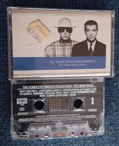Fita Cassete K7 Pet Shop Boys The Complete Singles Collection Original