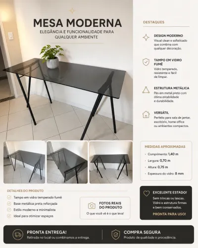 Mesa moderna