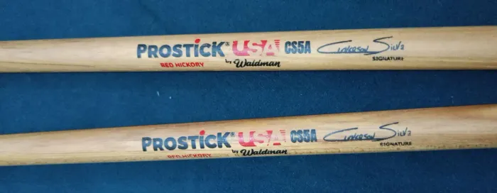 Baqueta Prostick USA Red Hickory 5A Long (Signature Cleverson Silva)