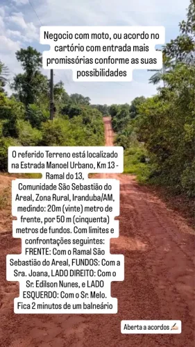 Vendo terreno no km13 iranduba 