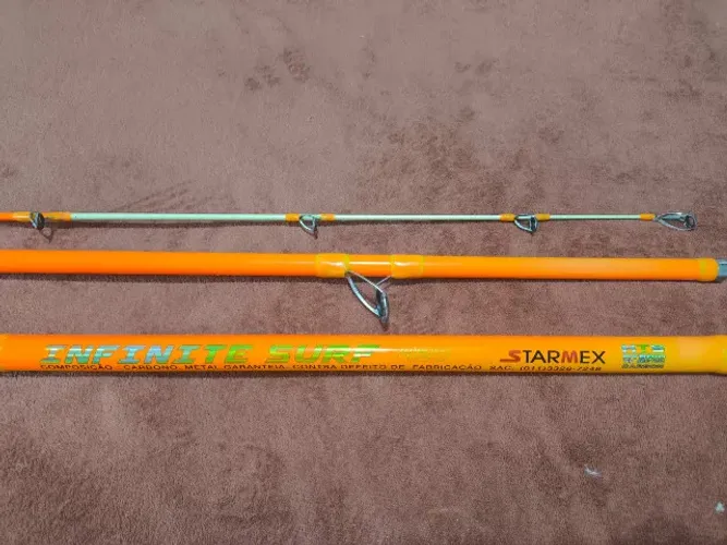 Vara de pesca Surf Cast Starmex Carbono 4,20m