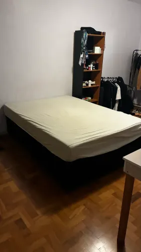Cama Box Baú Casal com Colchão - Excelente Estado