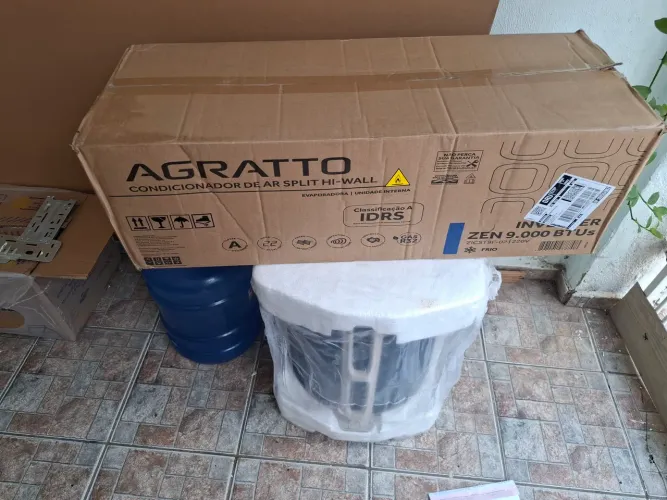 Ar condicionado 9.000btus novo com garantia e n.f