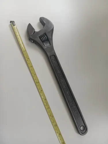 Chave Inglesa Ajustável 15" Kongsberg Nº 74 Original Noruega Norway