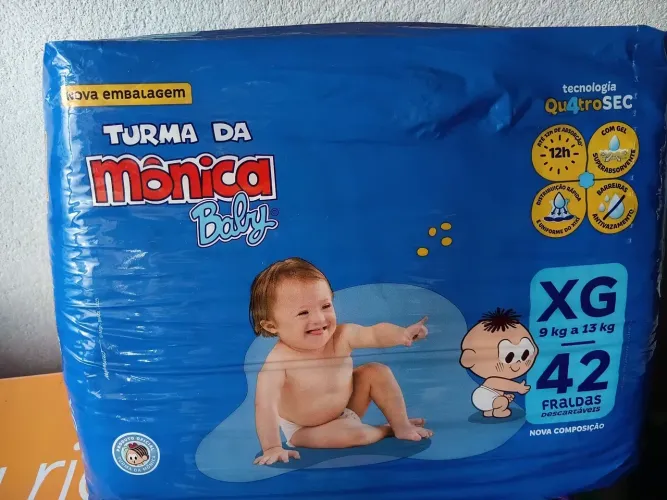 Fralda pacote fechado