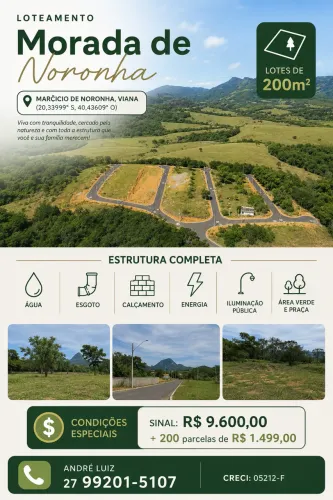 LOTE TERRENO MARCILIO DE NORONHA FINANCIADO