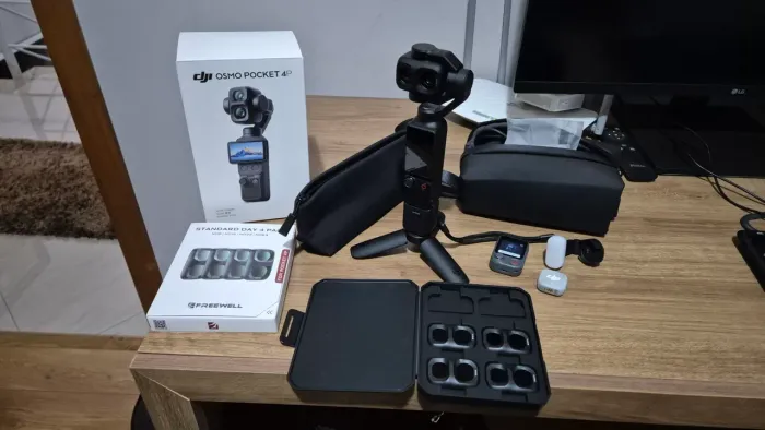 Osmo Pocket 4p Vlog Combo + Kit Filtros ND Freewell