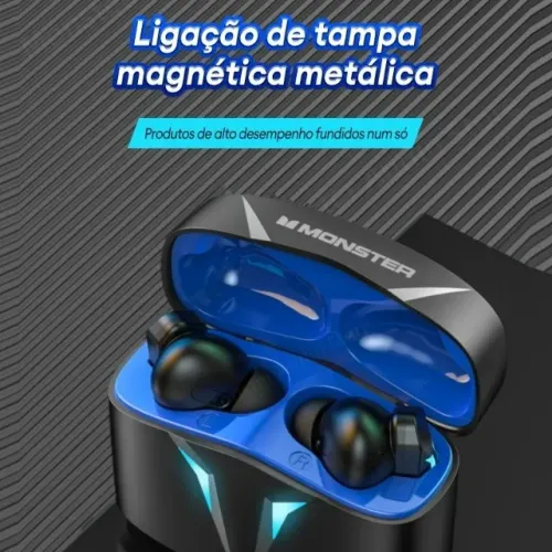 Fone de Ouvido Bluetooth Gamer de Baixa Latência