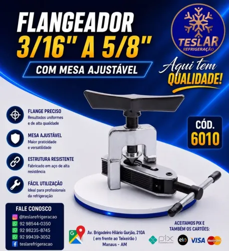 Flangeador Mesa Ajustável