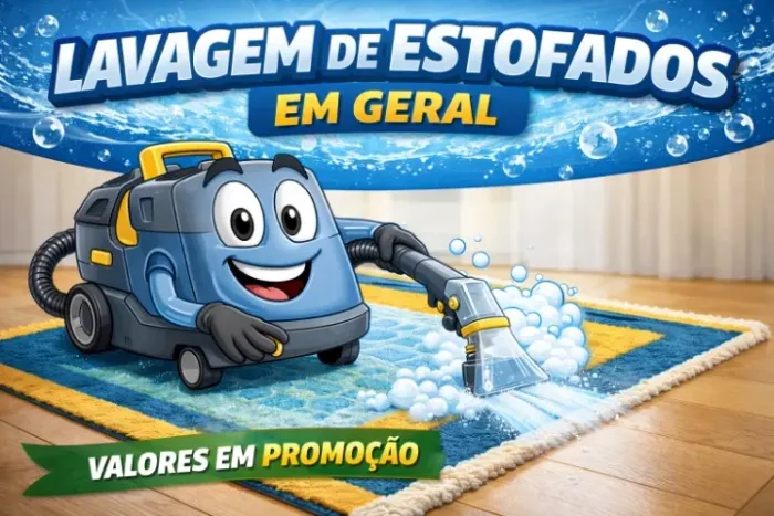Lavagem a seco - estofados e tapetes