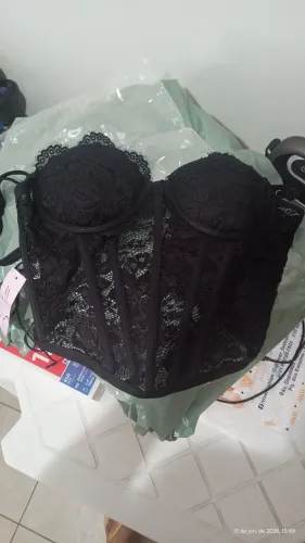 Corset de renda tamanho 44