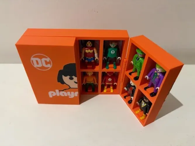 Expositor para Bonecos Playmobil Dc Comics