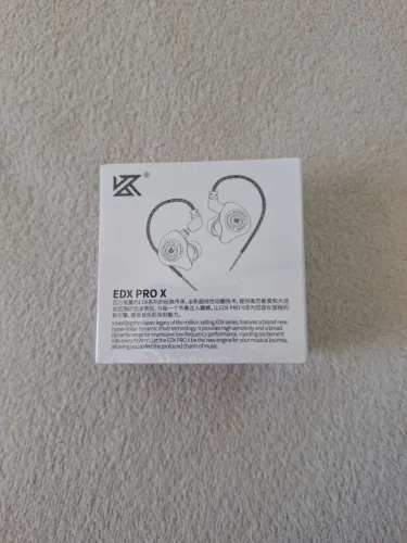 *Novo Lacrado* KZ Edx Pro X - Branco Tipo C com mic - Fone de Ouvido Intra-auricular (IEM)