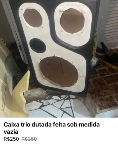 Caixa trio vazia