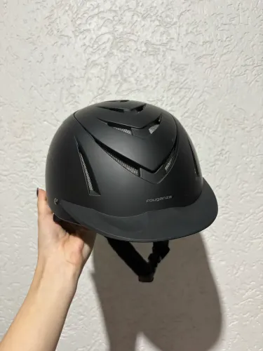 Capacete Hipismo Fouganza Preto Novo