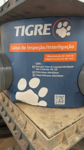Caixa de Inspeção/Interligação com 3 entradas