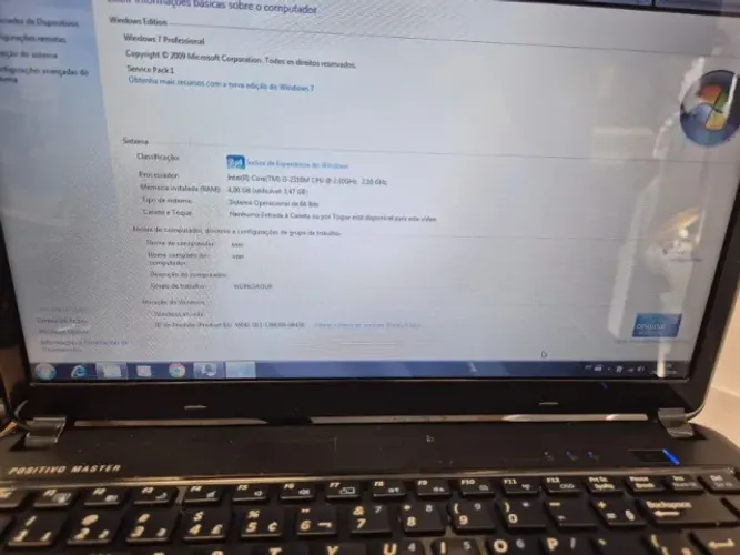 Vendo Notebook Positivo Master (usado)