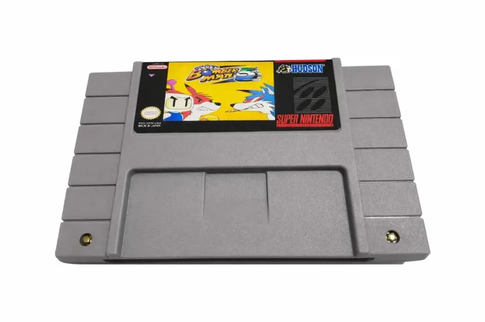 Bomberman 5 com a tradução oficial em inglês super Nintendo, repro.