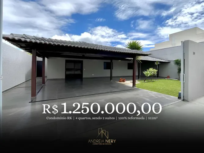 CASA 100% REFORMADA À VENDA NO CONDOMÍNIO RK