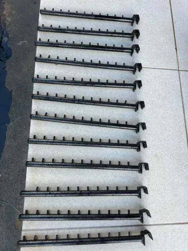 Suporte Expositor Rt Reto Barra Régua Encaixe 12UND