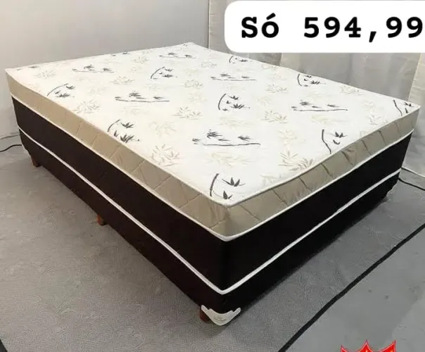 CAMA BOX CASAL D33 TOP - DIRETO DE FABRICA