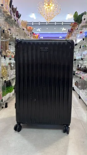 Mala de viagem Bagaggio New York ? tamanho Grande (G), preta, 32 kg.
