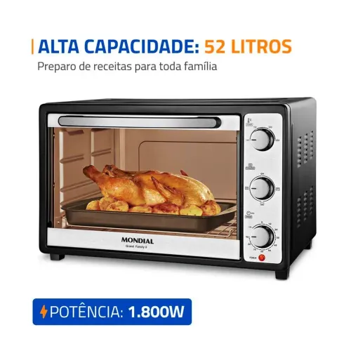 Forno elétrico 52lt mondial