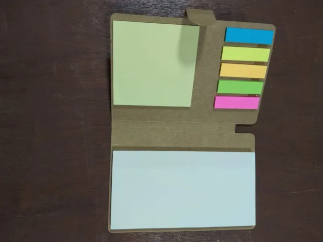 Kit 20 blocos de anotação com auto adesivos