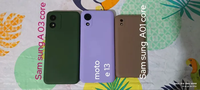 Sam sung A01 core R$ 120,Sam sung A03 core R$ 300,moto e13 ,R$ 300