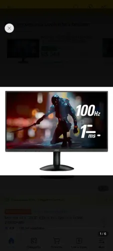 Monitor novo gamer