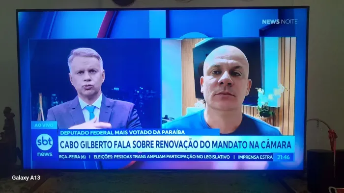 Tv Samsung 55 polegadas funcionando perfeitamente pouco tempo de uso