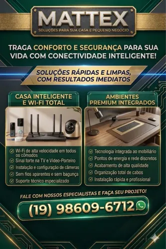 Instalação de Rede e Cabeamento | Técnico em Campinas | Wi-Fi e CFTV