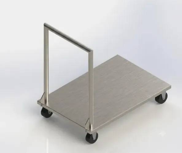 Carrinho Plataforma Inox