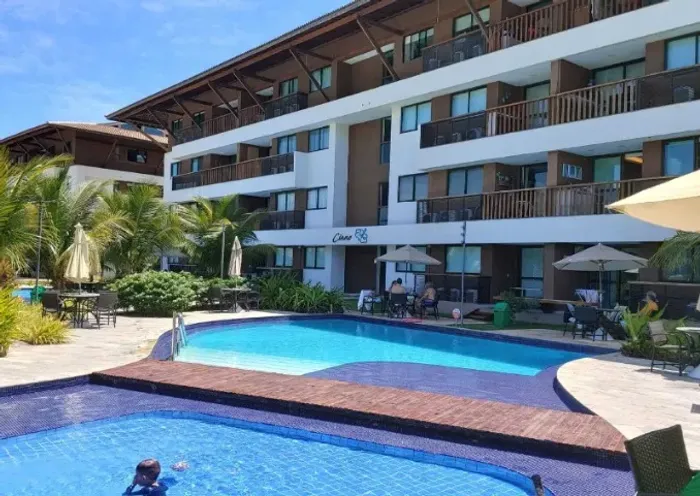 Flat 3 quartos; condomínio luxo em Porto de Galinhas