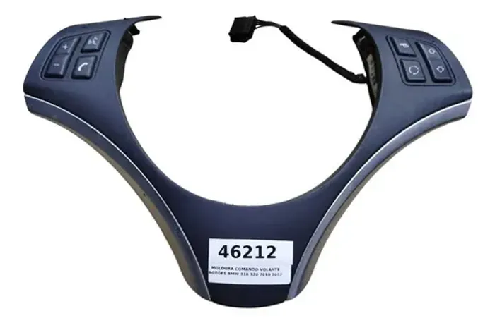 Moldura Comando Volante Botões Bmw 318 320 2010 2012