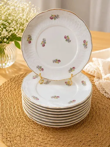 Pratos Rasos Porcelana REAL