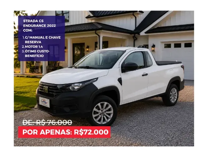 Fiat Strada Endurance 1.4 Flex 8V CS Plus 2023
