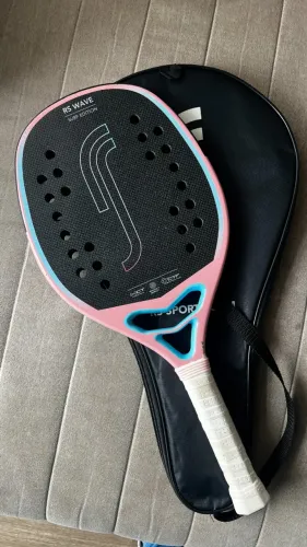 Raquete Beach Tenis Rs Wave Surf Edition - Rosa/azul