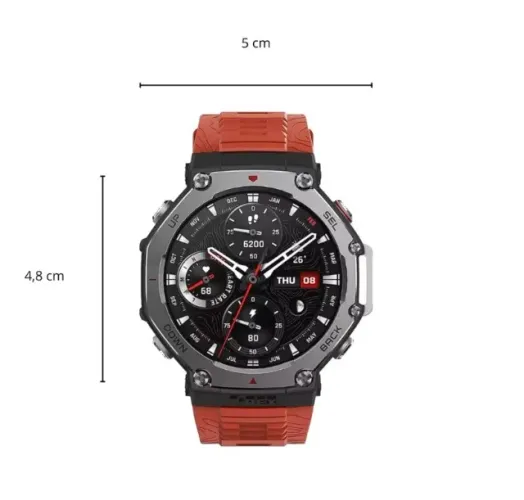 Relógio Amazfit T-REX3 vermelho (xiaomi) pronta entrega