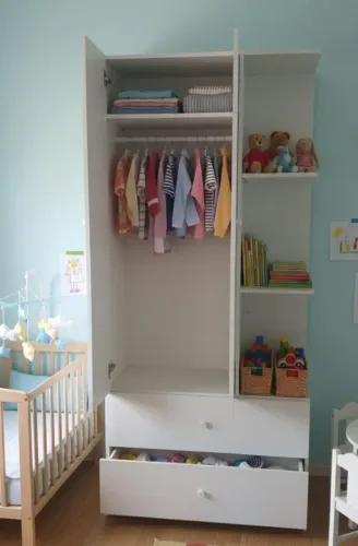 Roupeiro infantil em mdf entrega grátis 